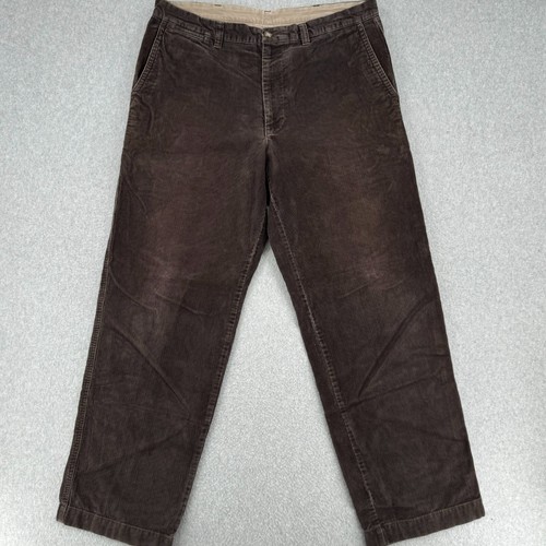 L.L. Bean Cordhose Herren 40x34 braun gerade strukturiert Baggy Y2K Vintage - Bild 1 von 12