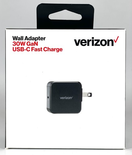 Verizon GaN 30W Fast Charge USB-C Wall Charger for Galaxy S23/S22/S21/Ultra/Note - Picture 1 of 2