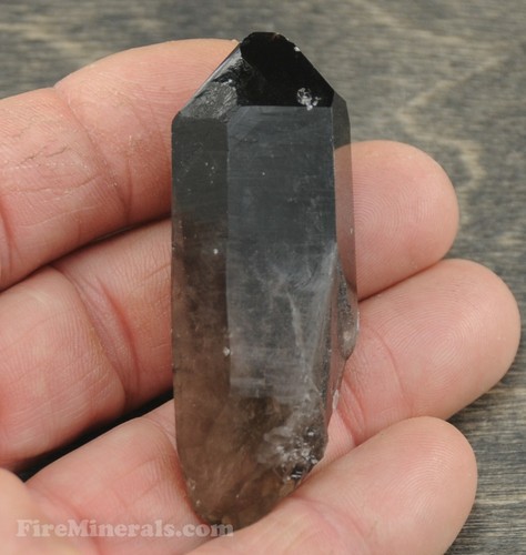 Black Smoky Elestial Quartz CRYSTALS Arkansas Double Terminated Grounding Stones - Picture 23 of 93