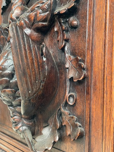 THICK TOP QUALITY DEATH GAME CARVED PANEL IN OAK !!!! - 第 4/24 張圖片