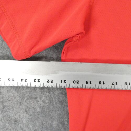 The North Face Polo Shirt Mens Medium Short Sleeve Red Flash Dry - Picture 11 of 13