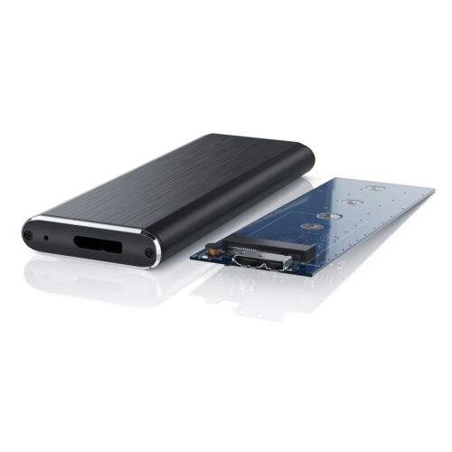 CSL Premium SSD Case für M.2 Festplatten USB 3.0 Case auf M.2 Adapter Aluminium - Bild 3 von 4