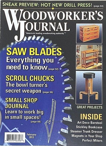 Woodworker's Journal Magazine, 2008-2020 YOU CHOOSE! Single Issue -  MINT - Picture 13 of 43