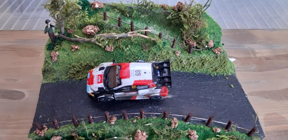 Toyota GR Yaris Rally 1 scala 1/43 diorama - Immagine 4 di 4
