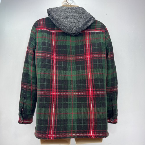 Superdry Everest Storm Hoodie Expedition Herren Gr. Medium grün rot kariert - Bild 6 von 16
