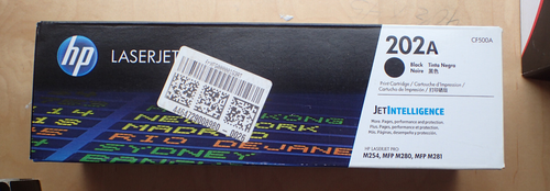 GENUINE HP LASERJET PRO 202A CF500A BLACK TONER CARTRIDGE NEW OLD STOCK IN BOX