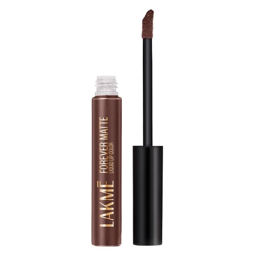 Lakme Forever Matte Liquid Lip Colour, Lightweight Brown Espresso 5.6 ml - Picture 2 of 9