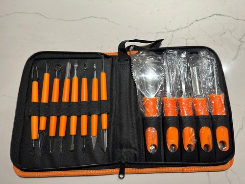Kit de herramientas de talla de calabaza Halloween, CHRYZTAL 13 PIEZAS profesional - Imagen 5 de 9