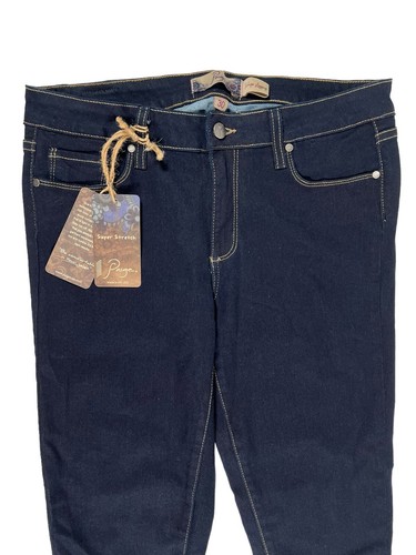 NWT Paige Verdugo Leggings 5 Pocket Leggings RN# 27002 Dark Blue Wash Size 30 - Picture 2 of 13