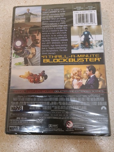 Spider-Man 1, Spider Man 3 and Iron Man DVDs Bundle Lot - Picture 10 of 12