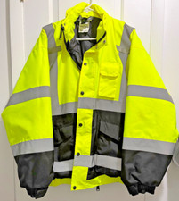 Mens UHV563 HiVis Bomber Jacket W/Teflon Fabric Protector/Yellow XXL (No Liner)