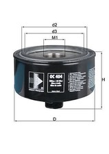 MAHLE ORIGINAL OC404 Ölfilter für VW