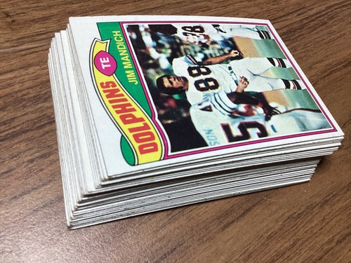 1977 Topps Football 34 KARTEN SET vervollständigen Sie Ihr Set keine Dups Halbsterne unmarkiert CL - Bild 3 von 4