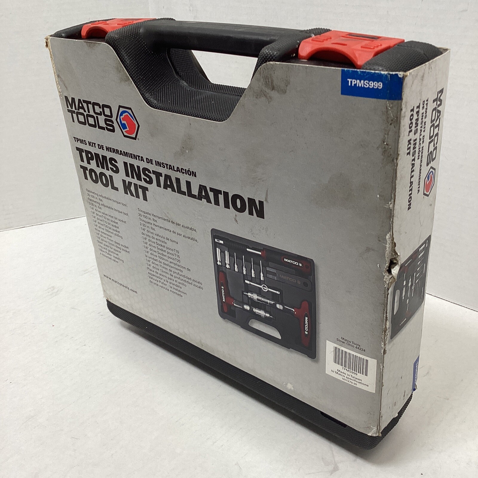 Matco TPMS Installation Tool Kit TPMS999 Tire Pressure Monitor System