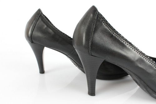 MODABELLA Scarpe Confort Pelle Flessibile Nero T 41 Ottime Condizioni - Foto 4 di 11