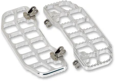 Joker Machine Raw Aluminum Serrated Floorboards for Harley FL Touring / Softail