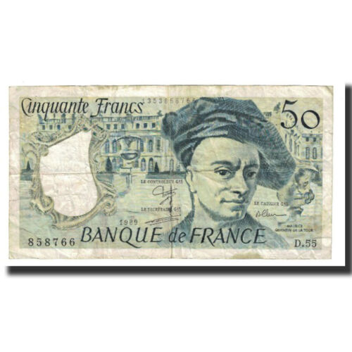 [#176419] Frankrijk, 50 Francs, Quentin de La Tour, 1989, STROHL TRONCHE DENTAUD - Bild 1 von 2