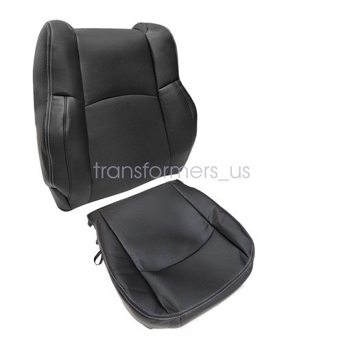 2013-2018 Fits Dodge Ram 1500 2500 Laramie Perf Leather Seat Cover Cover Black - Picture 8 of 23