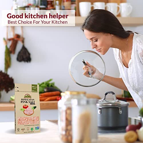 Sal del Himalaya Chef Himalaya para molinos grano grueso - 20 libras 100% natural... - Imagen 4 de 8