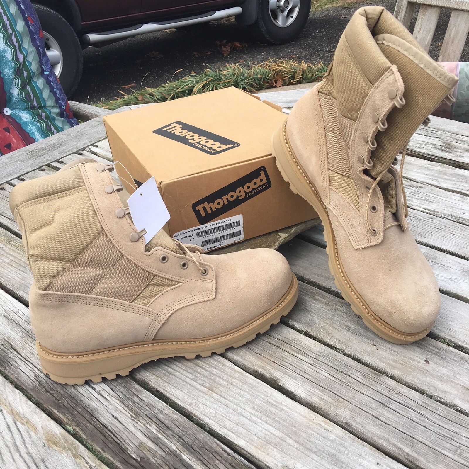 Thorogood Footwear Uomo 11.5 R Hot Weather Steel Toe Desert Tan stivali offrendo il 100% Thorogood Thorogood Thorogood Footwear Uomo 11.5 R Hot Weather Steel Toe Desert Tan stivali consegna gratuita e veloce disponibile