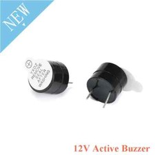 5pcs 12V Active Buzzer Alarm Mini Piezo Sounder Long Continuous Beep Tone