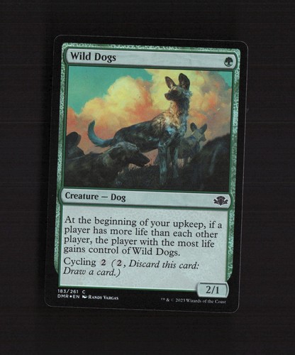 Wild Dogs 183/261 Dominaria Remastered FOIL Common MTG Card - Picture 6 of 9