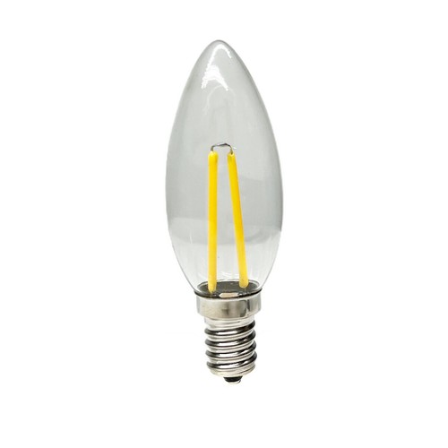 2w E14 E12 C25 Led Candle Light Bulbs For home Room Chandelier Glass cover Leds - Picture 10 of 16