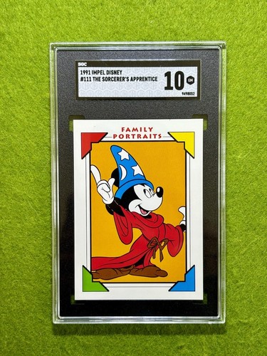 MICKEY MOUSE Disney SGC 10 GEM MINT THE SORCERER'S APPRENTICE 1991 Impel Disney - Picture 13 of 24