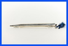 German Made Pencil 900 Silver Art Deco, Fend 95 mm Short, for Diary or Lady Bag