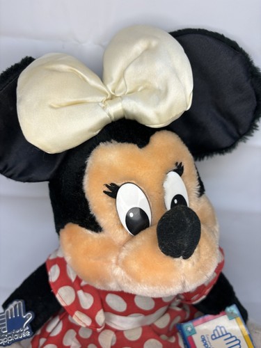 Vintage 17" Applause 8539 Disney Minnie Mouse Stuffed Animal Plush Toy Doll TAGS - Picture 2 of 15