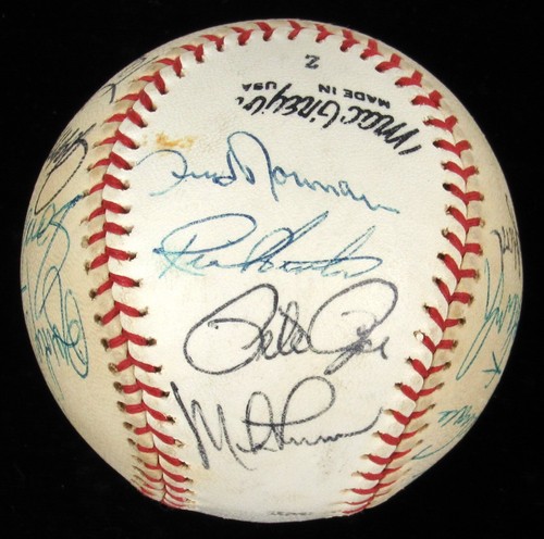 1976 Cincinnati Reds World Series Champs Team Signed Baseball JSA COA - Picture 4 of 6