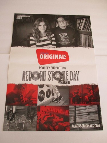 Clark's Originals Record Store Day 2013 Poster 16X23 Rare Promotional Poster NEW - Picture 1 of 3