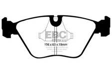 Pastillas de freno delanteras EBC Yellowstuff para Alpina Roadster S (E85) 3.3 (2004 > 05)