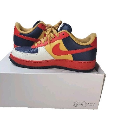 Nike Air Force 1 Low By You ID CT7875-994 Blue/Red/Yel/Wht Men US Size 8 - Picture 12 of 20