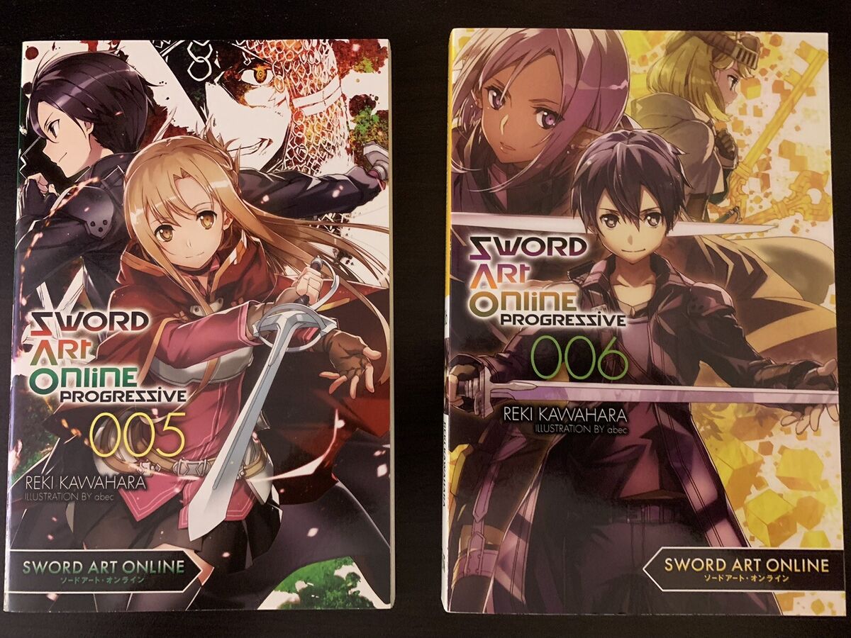 Sword Art Online Progressive: Vol 1-8 - Light Novel Lot Sword Art Online Progressive: Vol 1-8 - Light Novel Lot