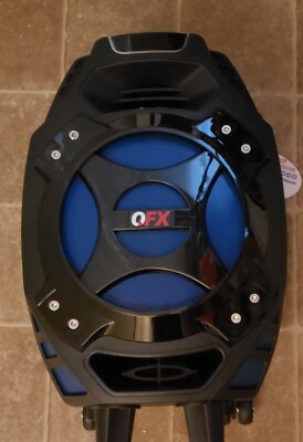 QFX PBX-61081BT-BLUE 8-Inch 充電式 Bluetooth ポータブ