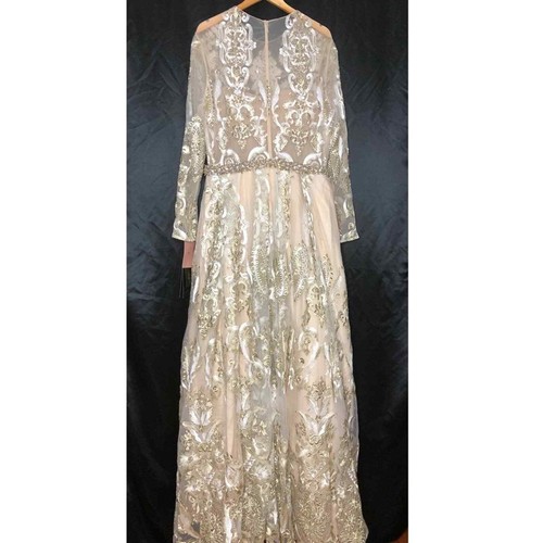 Anthropologie x BHLDN Terani Couture Marve Maxi Dress Sz 18 $968 - Picture 7 of 12