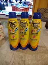 3 Packs: Banana Boat Kids Sport Sunscreen Spray, SPF 50, 6oz. (Exp 5/25)
