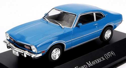 EXCELLENT DIECAST 1/43 1974 FORD MAVERICK 2 DOOR COUPE IN BLUE