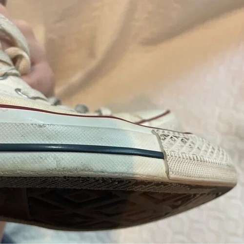 Converse Chuck Taylor Off-White High-Top Sneakers Women’s 6 Men’s 4 Unisex Shoes - Picture 9 of 12