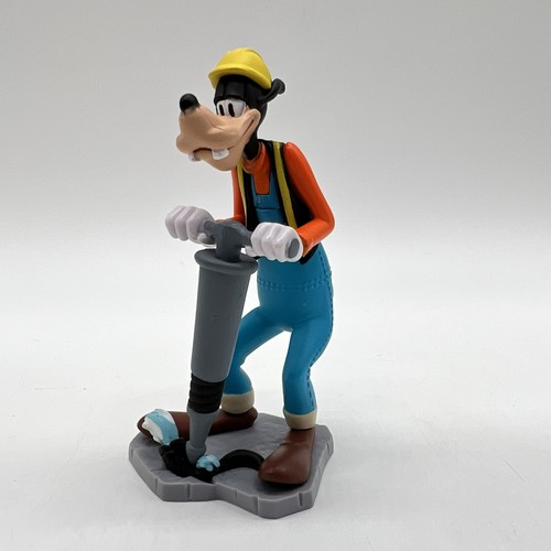 Mickey Mouse and Friends Goofy as Street Repair Worker 3” PVC Figure Loose Toy