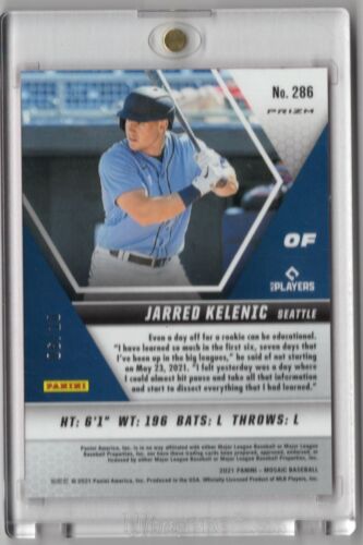JARRED KELENIC 2021 Mosaic Pink Fluorescent #ed 06/10 No. 286 SSP Rookie RC - Picture 2 of 2