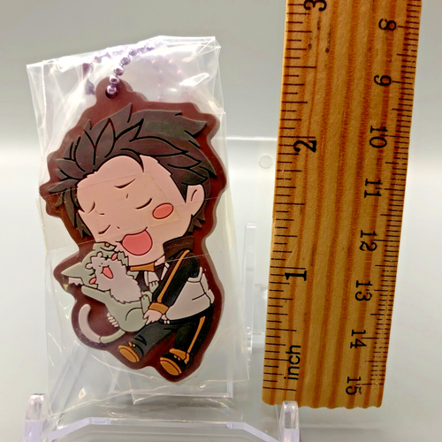 Subaru Natsuki Re Zero Starting Life in Another World Rubber Keychan Anime ee962 - Bild 2 von 5
