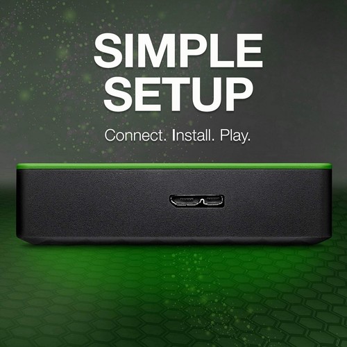 Seagate Gaming - 4TB Game Drive for Xbox - Limited Edition Green - Picture 3 of 4