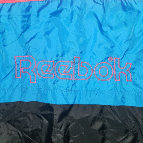 Vintage Reebok Sport Spell Out Hideaway Hoodie mit durchgehendem Reißverschluss Windbreaker Herren Größe XL - Bild 4 von 10