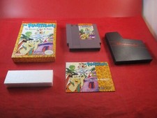 The Flintstones The Rescue of Dino & Hoppy (Nintendo NES) COMPLETE w/ Box manual