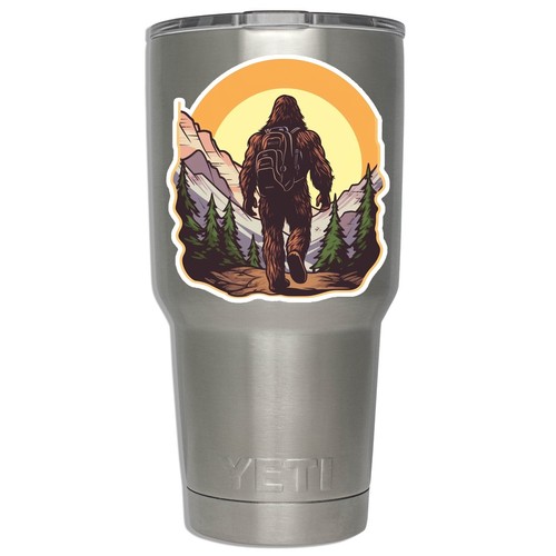 Bigfoot Going Camping Vinyl Aufkleber - Bild 3 von 3