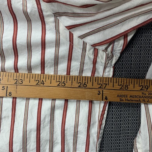 Lyle and Scott Scotland dress shirt button down XXL Tan striped men's - Picture 8 of 10