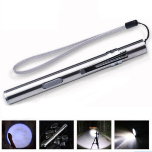 Linterna en miniatura 500lm antorcha bolígrafo de bolsillo tamaño lámpara LED USB carga nocturna Ridin - Imagen 4 de 7