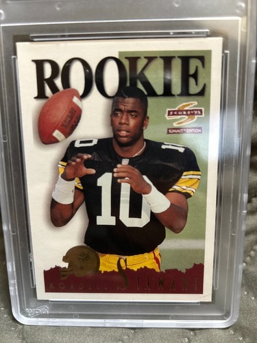 1995 Score Summit Kordell Stewart #159 WCG Gem-MT Authentic Auto Rookie - Picture 2 of 4